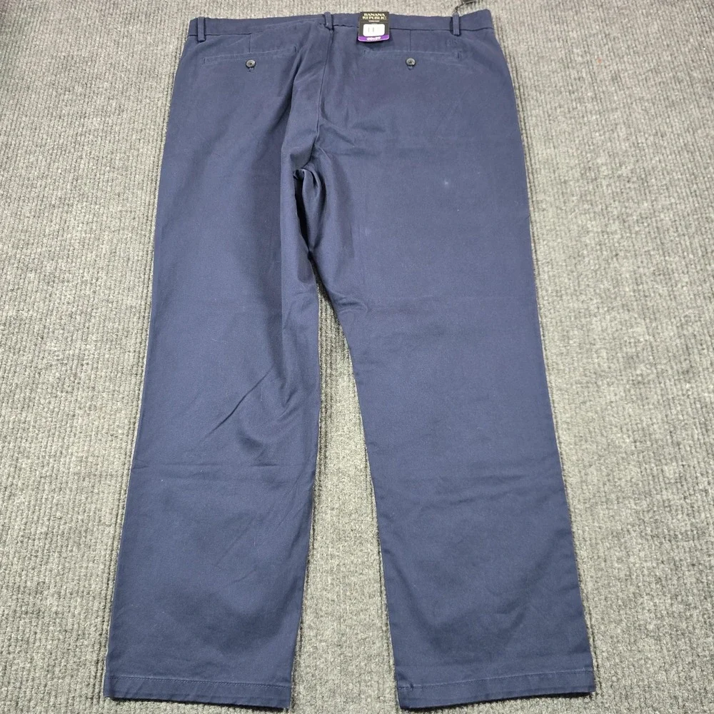 Banana Republic Pants Mens 40x29 Blue Chino Classic Fit Stretch Cotton‎ NEW